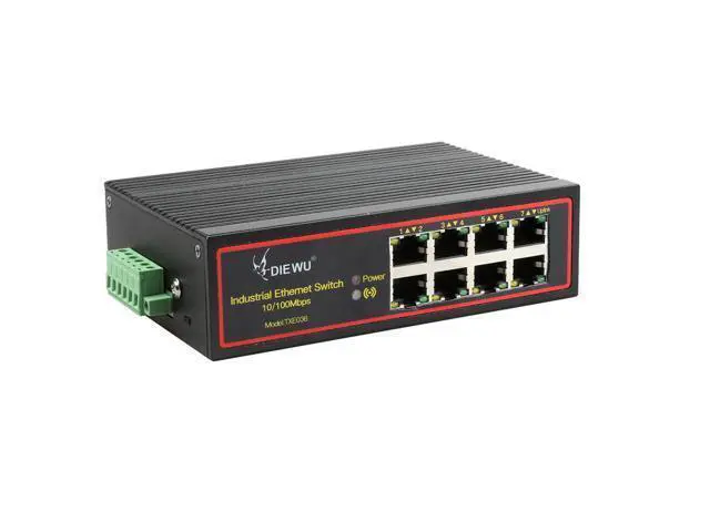 Main image of 8 Ports 10/100M Industrial Ethernet Enhance Switch 8 Port RJ45 VLAN Signal increased to 250m