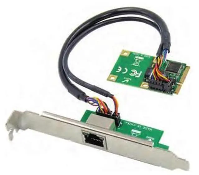 Main image of mini PCIe To Single Port RJ45 Gigabit Ethernet NIC Network Card 10/100/1000Mbps JL82574L Chipset Mini PCI-E