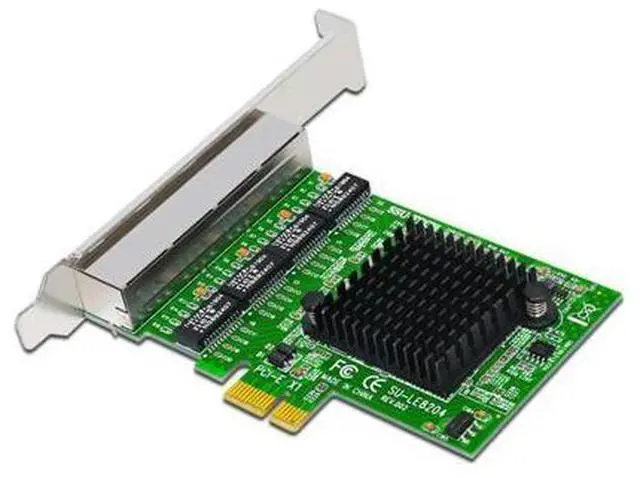 Main image of Network Cards Network/Ethernet/Lan Adapter PCI-E Network Card Realtek RJ45 Internet Ethernet Gigabit 4 Port Network Card