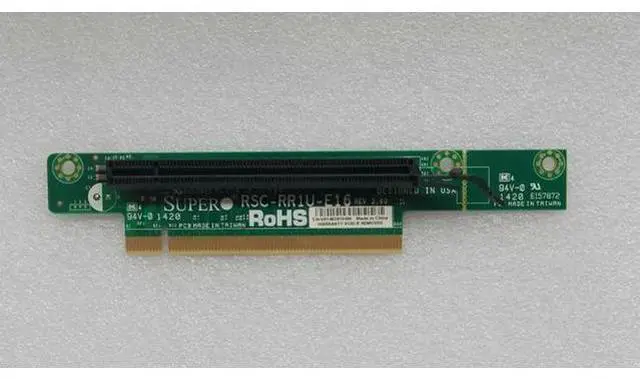 Main image of RSC-RR1U-E16 1U PCI-E X 16 RISER CAR