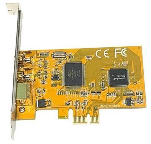 Main image of PCIE to AV 878A Video Capture Card PCIE Surveillance HD Image 640x480 2 PORTS AV Svhs Terminal Connector Capture Card-AB01