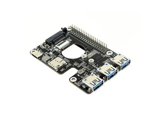 Alt view image 2 of 4 - PCIe to M.2 And USB 3.2 HAT+ Fast Data Transfer Module Expansion Card with M.2 Key Interfaces for PC