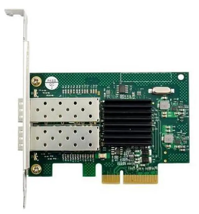 Main image of PCI-E X4 to Gigabit fiber server network card 1000M PCIe dual SFP fiber network card 82576EB chipset