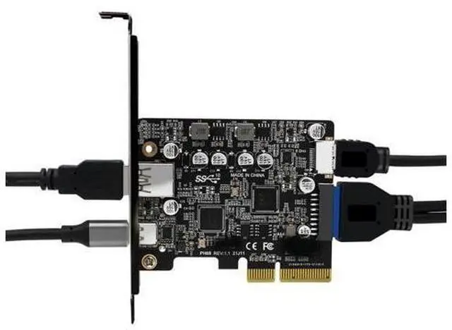 Main image of PCIE 3.0 To USB 3.2 Gen2 Type-C 10Gbps Data Transfer Quick Charge USB-C Controller PCI-E Type E 19P20P Type E Card