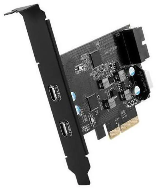 Main image of Efficient PCIE Expansion Card 10Gbps - 2 Port Type-C USB3.2 with Built-in Type-E and External USB3.0 19pin