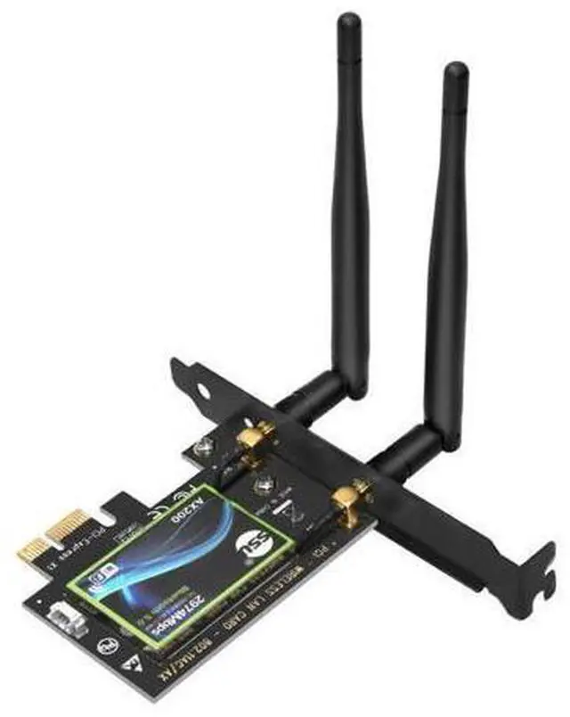 Main image of 3.5 DB Antenna Desktop 6 AX200 dual frequency Gigabit PCI-E built-in wireless network card Bluetooth 5.0 receiver 2974