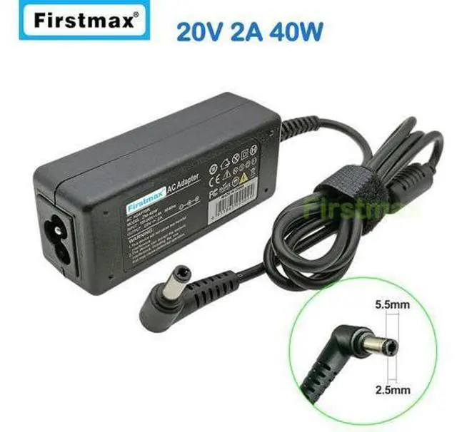 Main image of 20V 2A laptop ac adapter charger for MSI Wind U110 U115 U120 U123 U125 U130 U135 U140 U150 U160 U180 U200 U270 U90