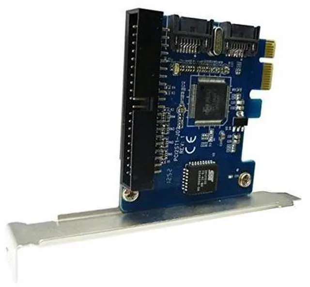 Main image of Desktop PCI-E to SATA2.0 raid card PCIe to dual SATA + IDE 40pin hard disk controller adapter
