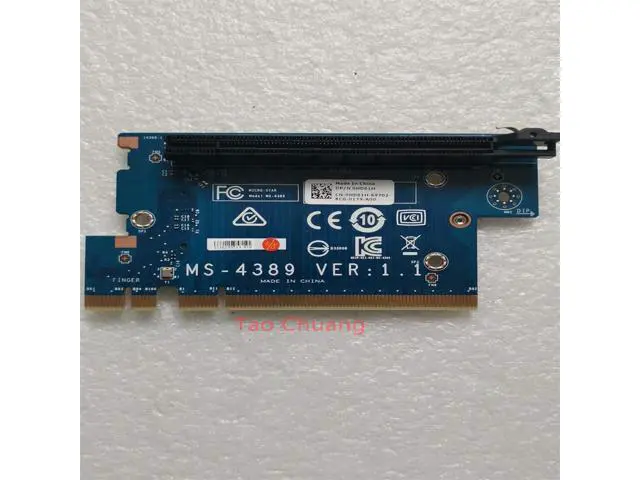 Alt view image 3 of 4 - FORX51 R3 PCIe SSD adapter, graphics card expansion board MS-4389 0HD61H