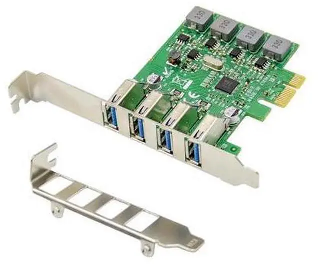 Main image of 4 Ports PCIE USB 3.0 Card PCI Express to USB Expansion Card VL805 chip 5Gbps PCIE USB3.0 Hub Controller Adapter Self Powered