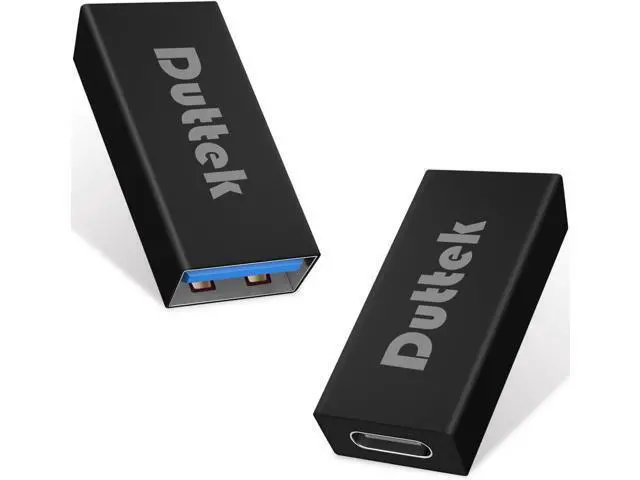 Alt view image 7 of 7 - USB C to USB 3.0 Adapter USB C Female to USB Female Adapter USB C Female to USB 3.0 Female Adapter Connector USB to USB C Adapter Compatible with MacBook Pro Laptop 2 Pack (Black)