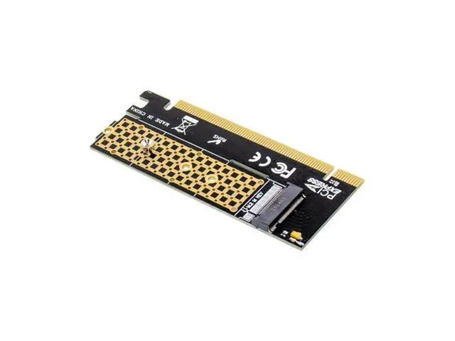 Alt view image 2 of 6 - M.2 SSD PCIE Adapter Aluminium Alloy Shell LED Expansion Card Computer Adapter Interface M.2 NVMe SSD NGFF To PCIE 3.0 X16 Rise