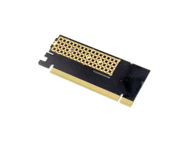 Alt view image 6 of 6 - M.2 SSD PCIE Adapter Aluminium Alloy Shell LED Expansion Card Computer Adapter Interface M.2 NVMe SSD NGFF To PCIE 3.0 X16 Rise