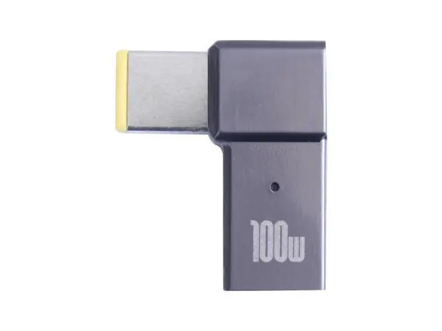 Alt view image 2 of 5 - 100W USB-C / Type-C Female to Big Square USB Computer Charging Adapter for Thinkpad/ThinkBook/Xiaoxin