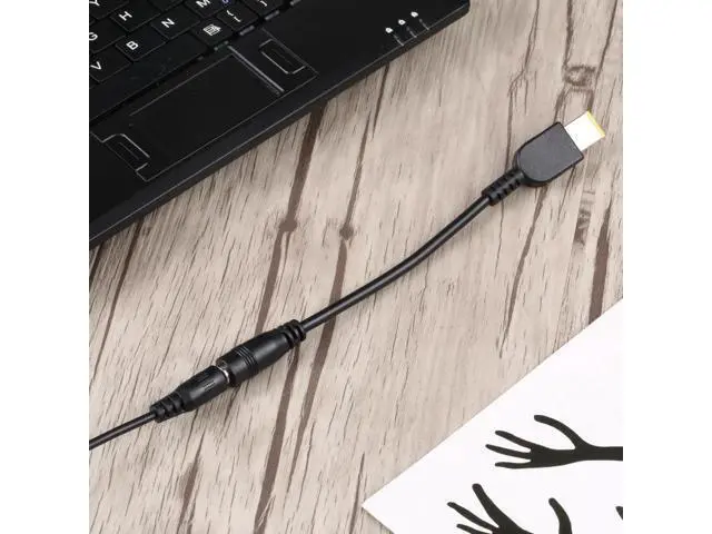 Alt view image 4 of 4 - 5.5mm x 2.1mm to Big Square USB Power Converter Cable for Thinkpad/ThinkBook/Xiaoxin
