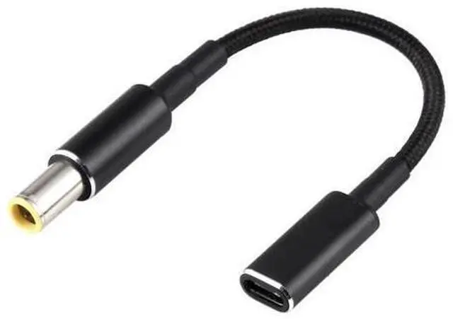Alt view image 3 of 5 - PD 100W 18.5-20V 7.9 x 0.9mm to USB-C / Type-C Adapter Nylon Braid Cable