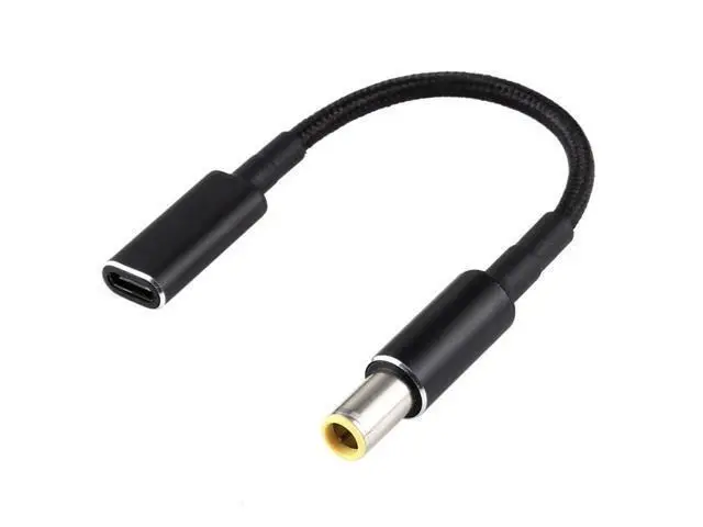Alt view image 2 of 5 - PD 100W 18.5-20V 7.9 x 0.9mm to USB-C / Type-C Adapter Nylon Braid Cable