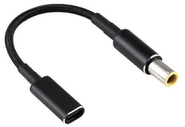 Main image of PD 100W 18.5-20V 7.9 x 0.9mm to USB-C / Type-C Adapter Nylon Braid Cable