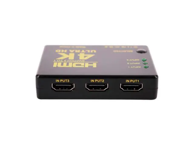 Alt view image 3 of 3 - HDMI-compatible Switch 4K Switcher 3 In 1 Out HD 1080P Video Cable Splitter 1x3 Hub Adapter Converter for PS4/3 TV Box HDTV PC
