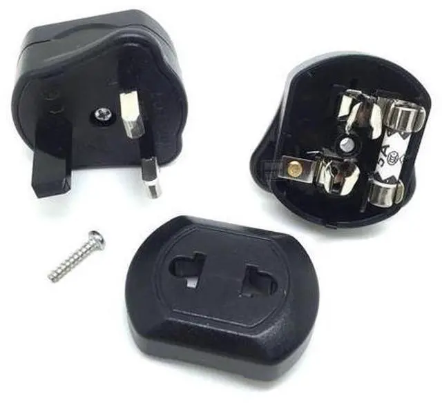 Alt view image 3 of 6 - 1pc est High Qulity Compact And Lightweight EU 2 Pin To UK 3 Pin Plug AC Universal Adapter Travel Converter