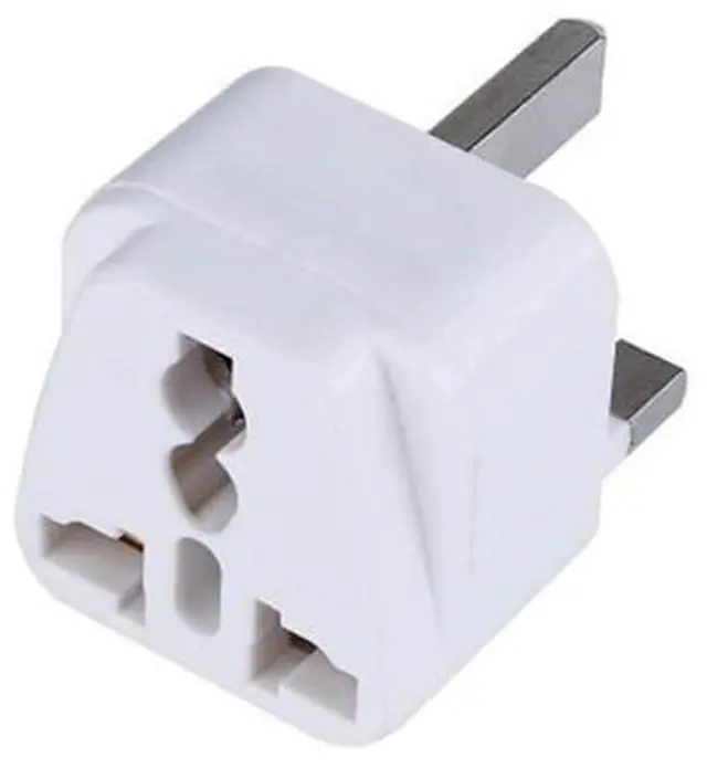 Alt view image 4 of 6 - 1pc est High Qulity Compact And Lightweight EU 2 Pin To UK 3 Pin Plug AC Universal Adapter Travel Converter
