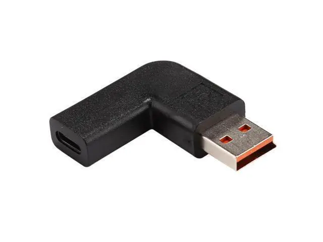 Alt view image 2 of 4 - USB-C / Type-C Female to Yoga 3 Male 90 Degrees Angled Power Adapter Connector for