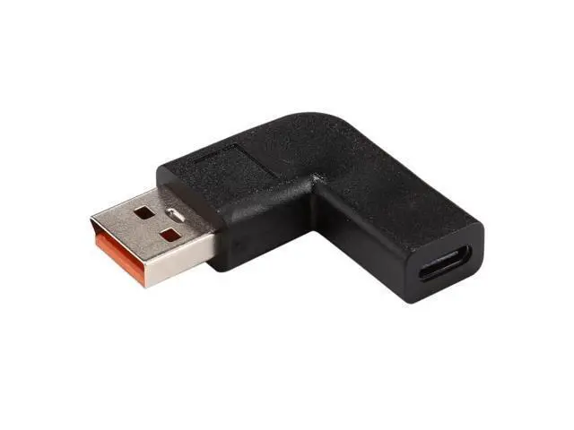 Alt view image 3 of 4 - USB-C / Type-C Female to Yoga 3 Male 90 Degrees Angled Power Adapter Connector for