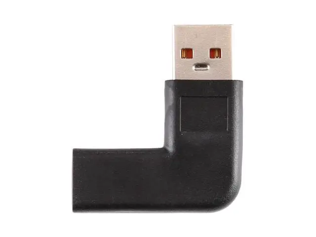 Alt view image 4 of 4 - USB-C / Type-C Female to Yoga 3 Male 90 Degrees Angled Power Adapter Connector for