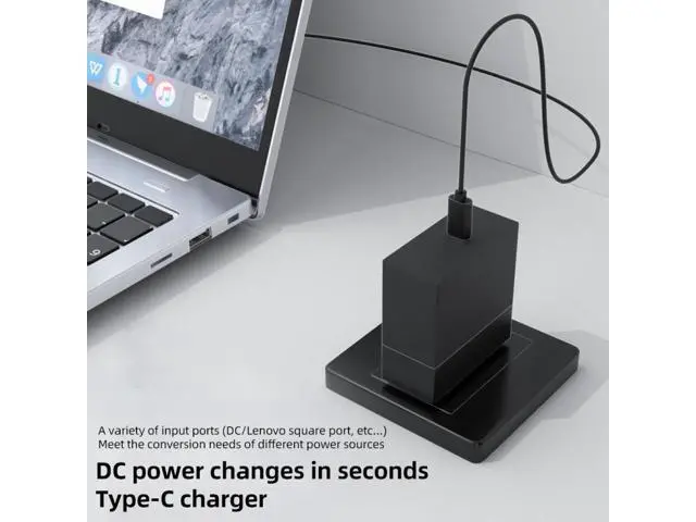 Alt view image 3 of 5 - 100W N 3.5X1.35mm Female to USB-C/Type-C Male Plug Charging Adapter 3.5X1.35mm