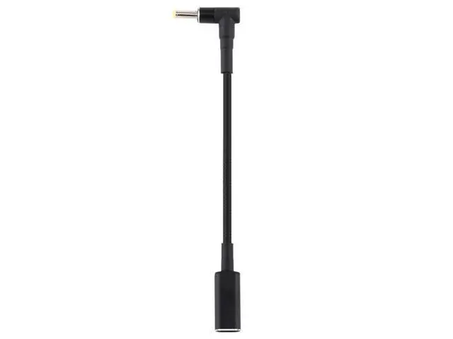 Alt view image 4 of 5 - 4.0 x 1.7mm Elbow to USB-C / Type-C Adapter Nylon Braid Cable