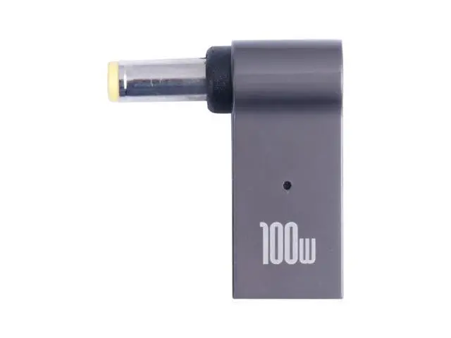 Alt view image 2 of 5 - 100W USB-C / Type-C Female to DC 5.5 x 2.5mm Male Computer Charging Adapter for