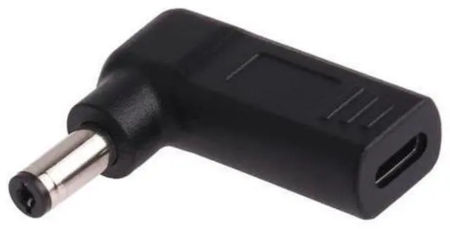 Main image of USB-C / Type-C Female to 5.5 x 2.1mm Male Plug Elbow Adapter Connector