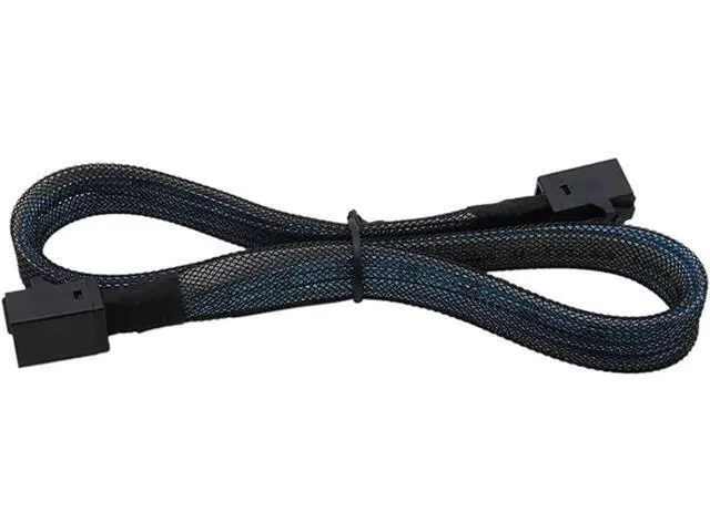 Alt view image 6 of 6 - 0.5m/1m Internal Mini SAS SFF-8643 to SFF-8643 Cable Mini SAS HD SFF 8643 Cable Adapter Support RAID Controller for Computer Hard Disk Server TV Projector (0.5m)