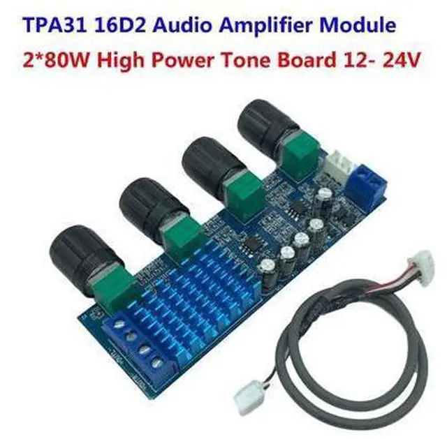 Main image of XH-M577 Digital Power Amplifier Board TPA3116D2 Audio Amplifier Bboard High Power Tone Board Operational Amplifier 12-24V