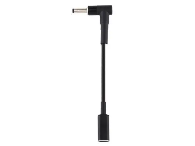 Alt view image 4 of 5 - PD 100W 18.5-20V 4.0 x 1.35mm Elbow to USB-C / Type-C Adapter Nylon Braid Cable