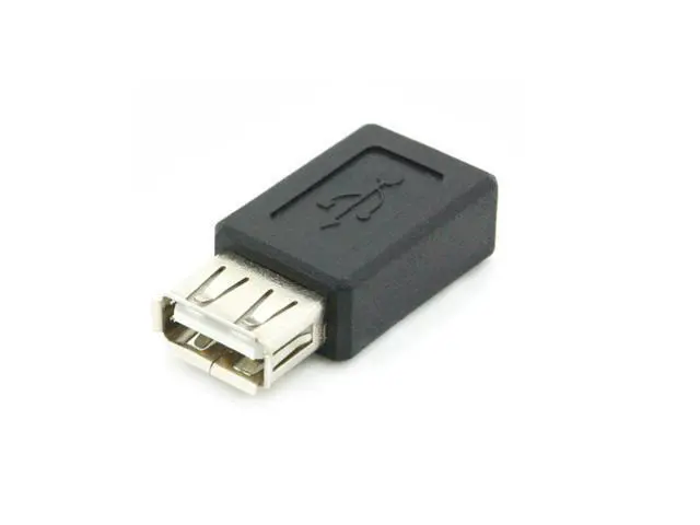 Alt view image 2 of 3 - Usb para mini usb conversor de adaptador usb 2.0 um fêmea para mini-b adaptador fêmea de 5 pinos