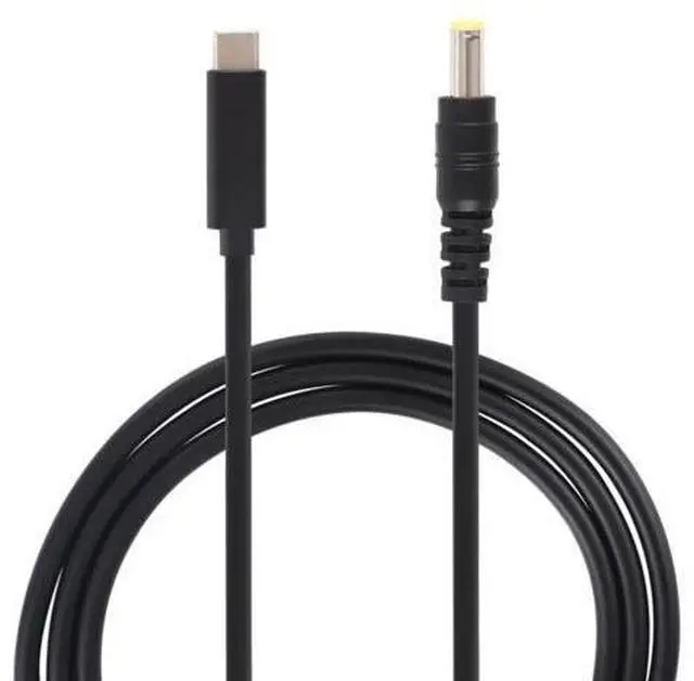 Main image of USB-C / Type-C to 5.5 x 2.5mm Laptop Power Charging Cable, Cable Length: about 1.5m(Black)