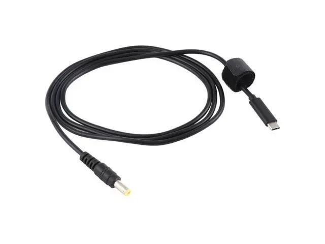 Alt view image 3 of 6 - USB-C / Type-C to 5.5 x 2.5mm Laptop Power Charging Cable, Cable Length: about 1.5m(Black)