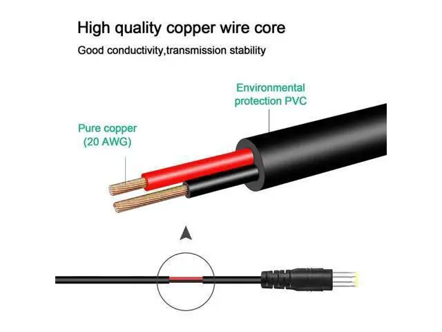 Alt view image 4 of 6 - USB-C / Type-C to 5.5 x 2.5mm Laptop Power Charging Cable, Cable Length: about 1.5m(Black)
