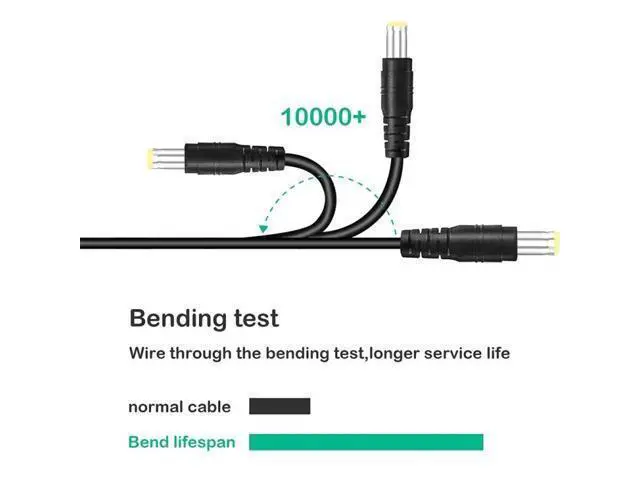 Alt view image 5 of 6 - USB-C / Type-C to 5.5 x 2.5mm Laptop Power Charging Cable, Cable Length: about 1.5m(Black)