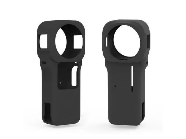 Alt view image 4 of 6 - PULUZ Silicone Protective Case with Lens Cover for Insta360 One RS 1-Inch 360 Edition(Black)