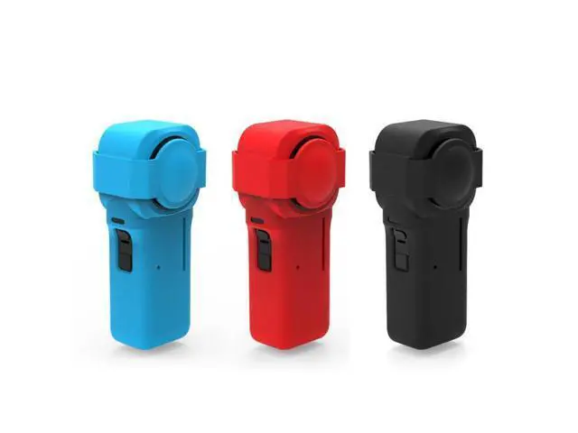 Alt view image 2 of 6 - PULUZ Silicone Protective Case with Lens Cover for Insta360 One RS 1-Inch 360 Edition(Black)