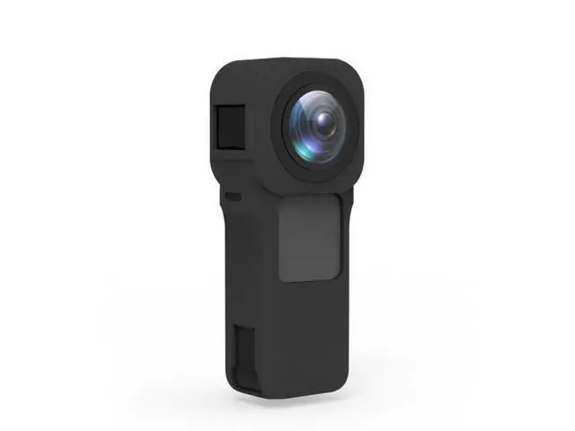 Alt view image 5 of 6 - PULUZ Silicone Protective Case with Lens Cover for Insta360 One RS 1-Inch 360 Edition(Black)