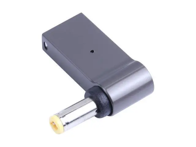 Alt view image 3 of 5 - 100W USB-C / Type-C Female to DC 5.5 x 2.5mm Male Computer Charging Adapter for
