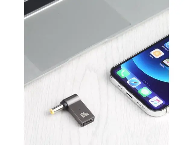 Alt view image 4 of 5 - 100W USB-C / Type-C Female to DC 5.5 x 2.5mm Male Computer Charging Adapter for