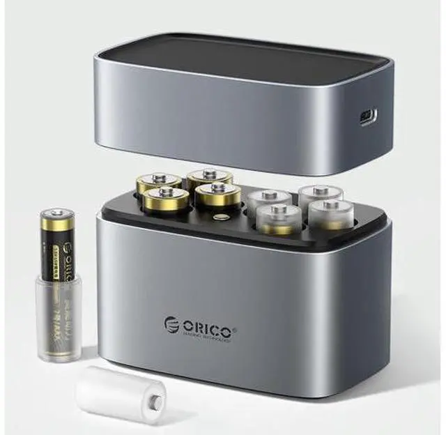 Alt view image 3 of 5 - AAA to AA Battery Adapter 4 Pack Battery Converter Cases Holder Shell for AAA Battery with Metal Contacts on Bottom