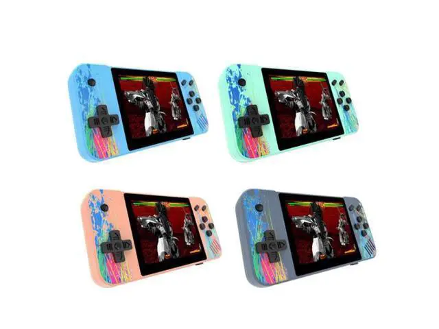 Alt view image 2 of 7 - G3 Macaron 3.5 inch Screen Handheld Game Console Built-in 800 Games Single Player / Green (Green)