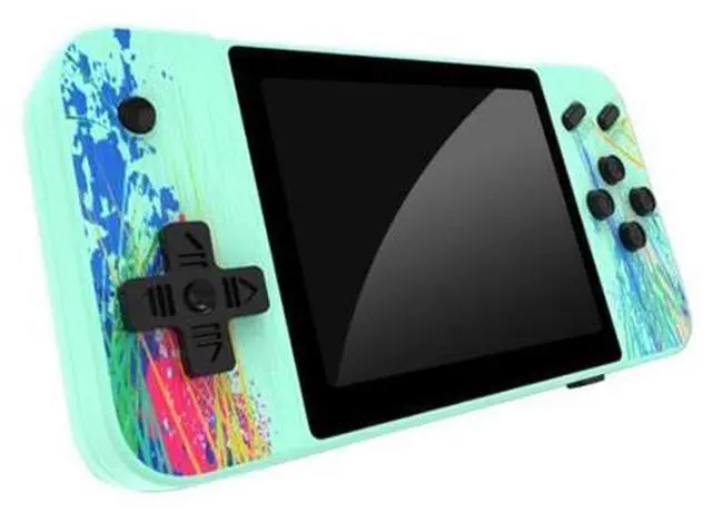 Main image of G3 Macaron 3.5 inch Screen Handheld Game Console Built-in 800 Games Single Player / Green (Green)