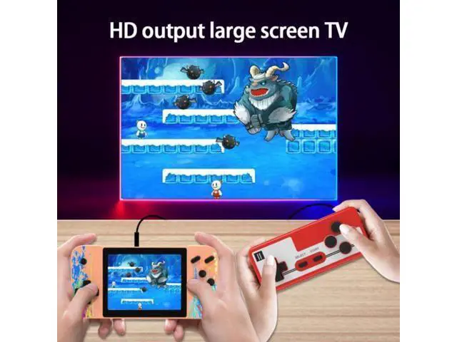 Alt view image 7 of 7 - G3 Macaron 3.5 inch Screen Handheld Game Console Built-in 800 Games Single Player / Green (Green)