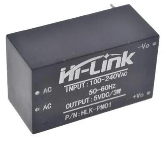 Alt view image 5 of 5 - Fuente de alimentación de módulo reductor Beralih, terisolasi AC - DC de 220V, HLK-PM01 para pintar Rumah, 5V